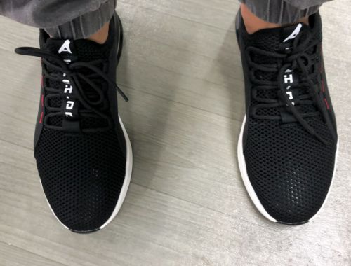 Customer photo review of fansgemacht Sommer ultraleichte atmungsaktive Mode Schutzschuhe