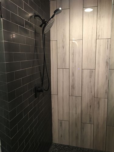 Customer photo review of 1-Spray Dual Shower Head Set