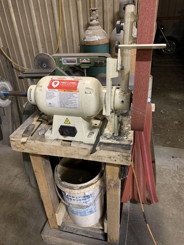 Customer photo review of 2 x 72 Inch EdgeCore Premium Ceramic Grinding Belts