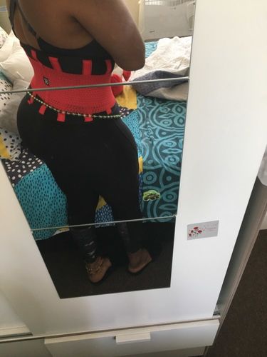Customer photo review of Waist Trainer Best Slimming Belt for Women