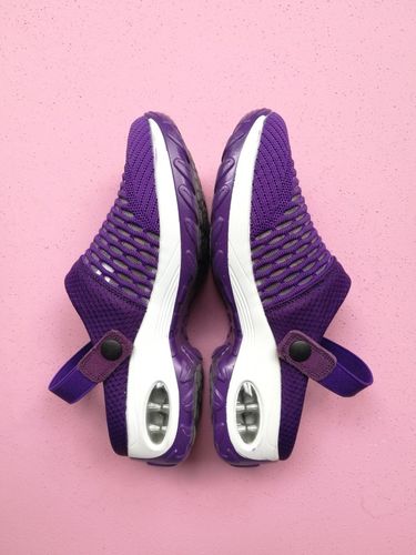 Customer photo review of Lazzy Mesh Breathable One Pedal Sports Shoes