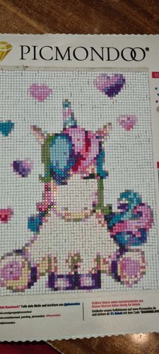 Customer photo review of GRATIS Diamond Painting - Color Lipstick