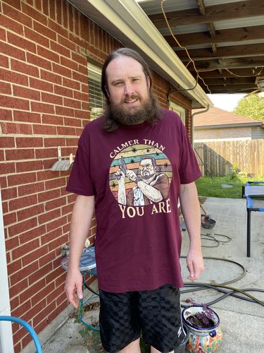 Customer photo review of Calmer Premium Tee