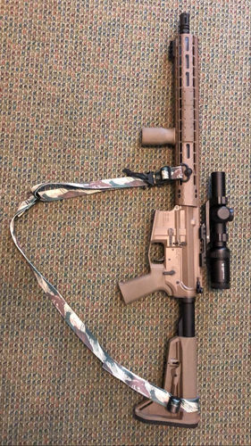 Customer photo review of Two Point Quick Adjust Sling - Brushstroke