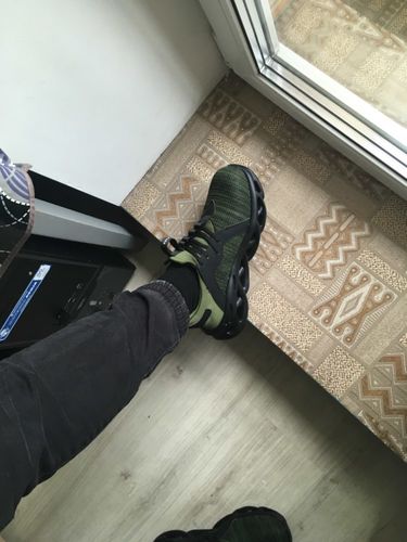 Customer photo review of Indestructible Ryder Steel Toe Shoes