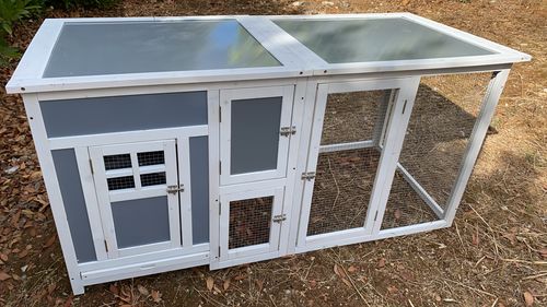 Customer photo review of Galinheiro exterior madeira integrada 160x75x80cm FÁCIL DE LIMPAR