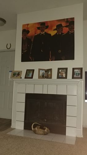 Customer photo review of Tombstone Ok Corral Canvas Sets