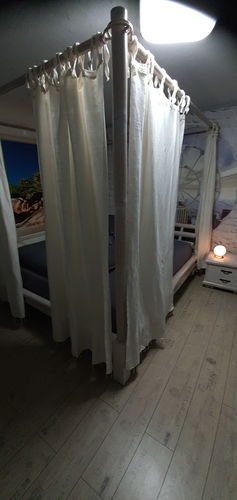 Customer photo review of Bambus Himmelbett TABANAN weiß