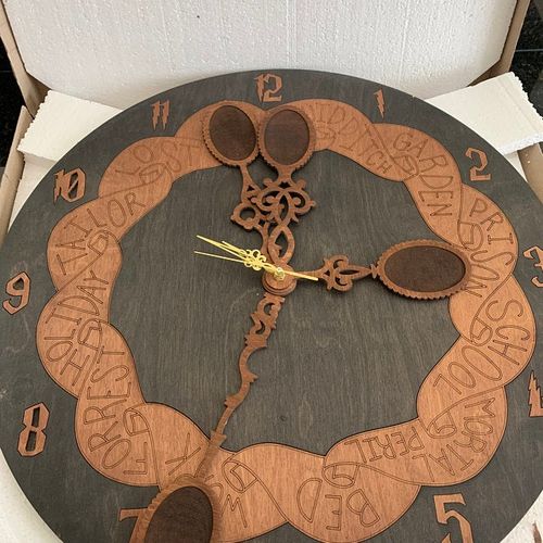 Customer photo review of WEASLEY WALL CLOCK WITH SPOONS