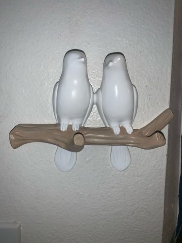 Customer photo review of Porte Clé Mural Branche d'Oiseaux