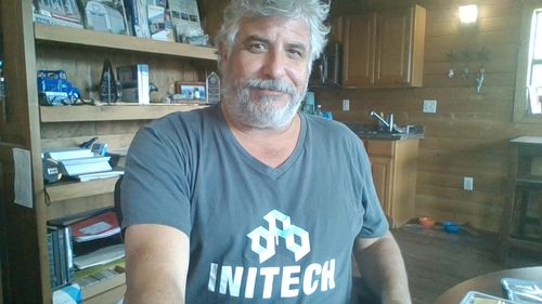 Customer photo review of Initech Premium V-Neck