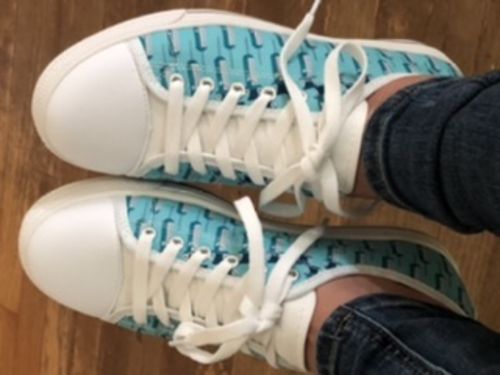 Customer photo review of Phlebotomist Concept Design Women Low Top Shoes