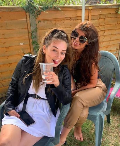 Customer photo review of Square Neck Tunic Dress - WHITE A135