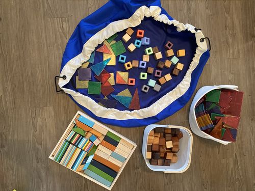 Customer photo review of Super Toy Storage Bag - Royal Blue