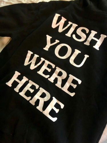 Customer photo review of Astroworld "Wish You Were Here" Hoodie