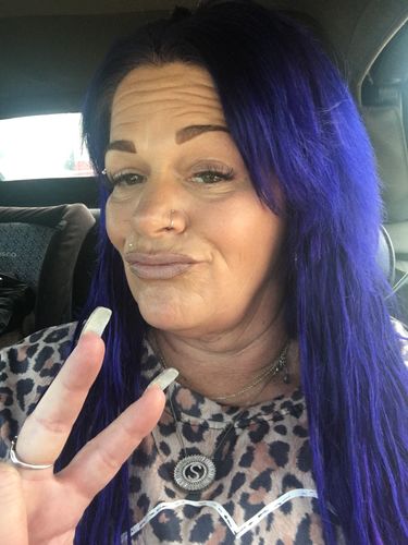 Customer photo review of Fusion U Tip Human Hair Extensions Lightest Blonde #60