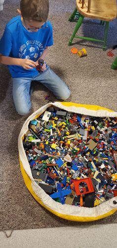 Customer photo review of Super Toy Storage Bag - Banana Yellow