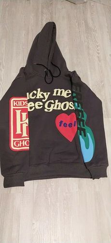 Customer photo review of "Lucky Me I See Ghosts" Hoodie