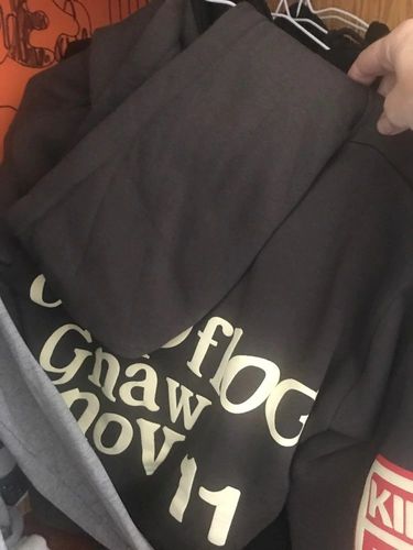 Customer photo review of "Lucky Me I See Ghosts" Hoodie
