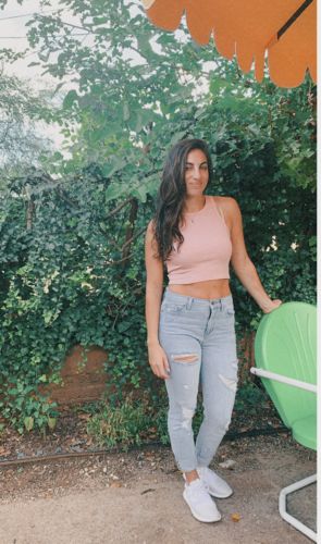 Customer photo review of Ribbed Tank