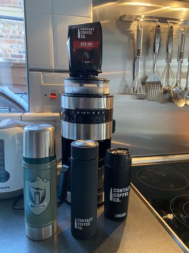 Customer photo review of Red On! Coffee