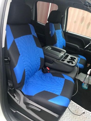 Customer photo review of Jeep Tire Edition Seat Covers