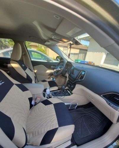 Customer photo review of Jeep Tire Edition Seat Covers