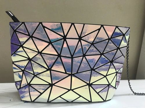 Customer photo review of Holumex Chain Purse Holographic Edition