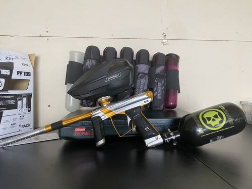 Customer photo review of Skeleton Air "Hyperlight" Tank w/ Haymaker 500 Reg - 80ci / 4500psi