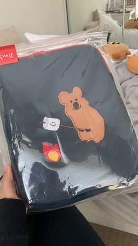 Customer photo review of Dinotaeng - S`More Laptop / Ipad Pouch
