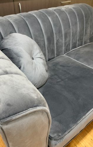 Customer photo review of Aswan | 3.5 Seater Chaise Velvet Sofa
