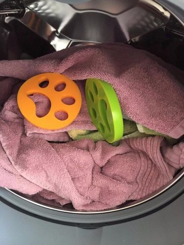 Customer photo review of Fusselpfote - Tierhaare beim Waschen und Trocknen entfernen