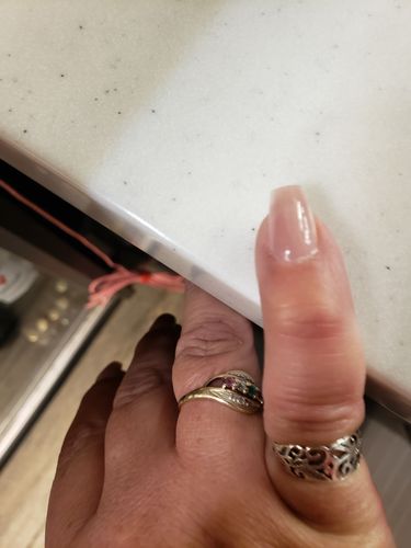 Customer photo review of Set of 3 Poly Nail Extension Gel in Nude