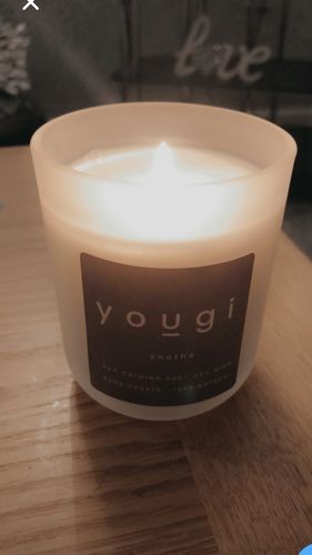 Customer photo review of Soothe Aromatherapy Candle