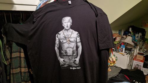 Customer photo review of The Don Tri-Blend T-Shirt (PREMIUM)