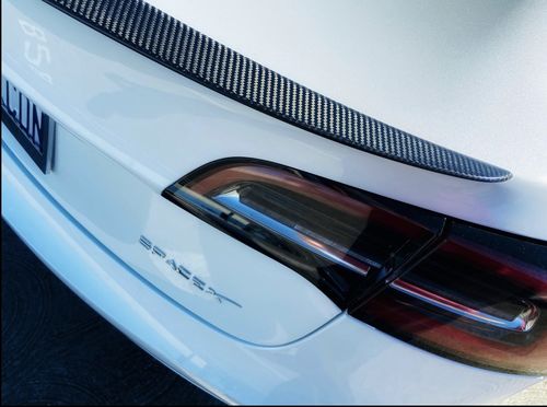 Customer photo review of SpaceX Emblem for ALL Tesla Models