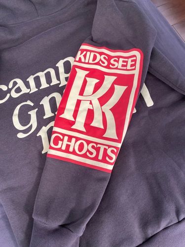 Customer photo review of "Lucky Me I See Ghosts" Hoodie