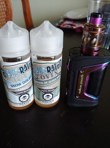 Customer photo review of 5x120ml Variety Pack