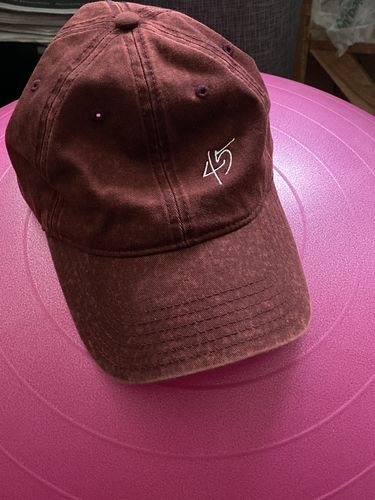 Customer photo review of Trump 45 Vintage Dad Hat (Signature Edition)