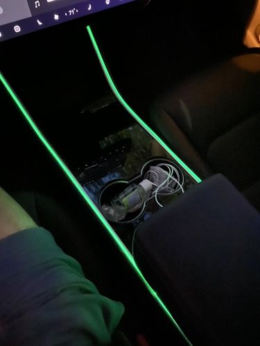 Customer photo review of Neon Light Tubes (LED) with App for Model 3 & Y