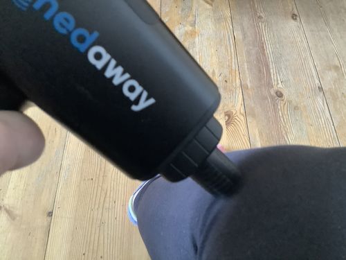 Customer photo review of Achedaway Percussion and Vibration Massager (Black)