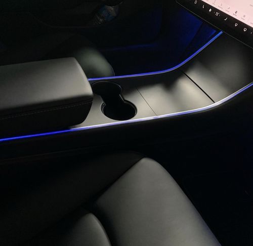 Customer photo review of Neon Light Tubes (LED) with App for Model 3 & Y