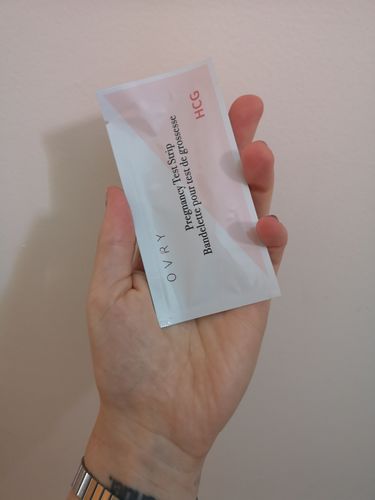 Customer photo review of Pregnancy Test Strips (Ultra-Sensitive)