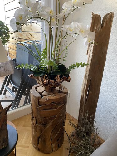 Customer photo review of Teak Holz Säule XILON