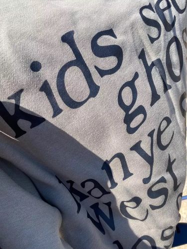 Customer photo review of "Kids See Ghosts" Sweatshirt