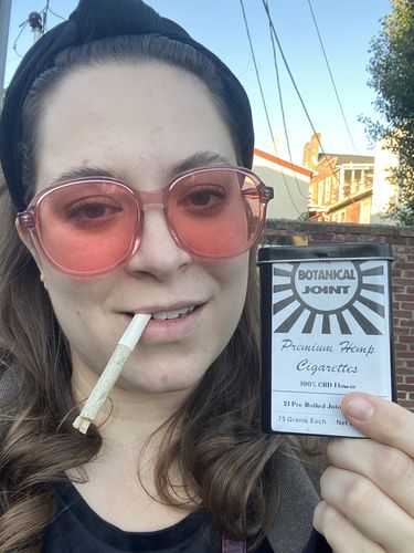 Customer photo review of CBD Hemp Cigarettes : Stormy Daniels