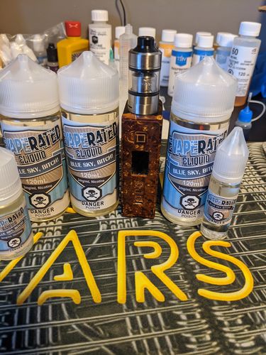 Customer photo review of Blue Sky, Bitch!