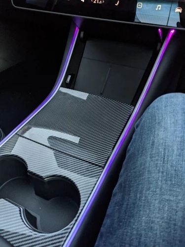 Customer photo review of Neon Light Tubes (LED) with App for Model 3 & Y
