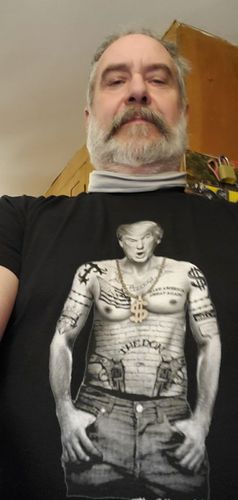 Customer photo review of The Don Tri-Blend T-Shirt (PREMIUM)