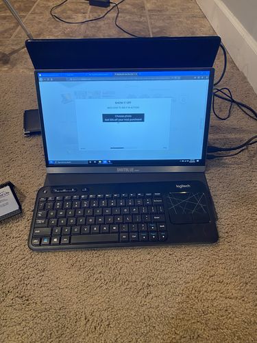 Customer photo review of DIGITBLUE® Ultra Thin 15.6" Portable Monitor with 1080P | IPS HDR Screen Gaming Monitor | USB Type-C HDMI Display for Smart phone PC Laptop Ps4 Switch Xbox, Digitblue